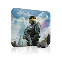 Halo Kaymaz Dikişli Kauçuk Oyuncu Mousepad V1 - 48x40 Xl Gaming Mouse Pad Fare Altlığı