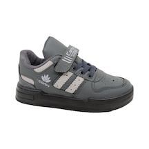 Carby 121 Patik Cırtlı Numara 28 Çocuk Sneaker Ayakkabı Füme Gri Füme - Gri