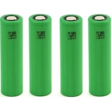 Sony US18650VTC6 3000 mAh 30A Discharger 18650 Li-Ion Şarj Edilebilir Pil 4'lü