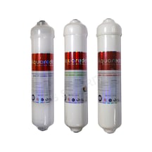Aquaredd 3Lü 12 Inç Inline Çubuklu Kapsül Filtre Seti