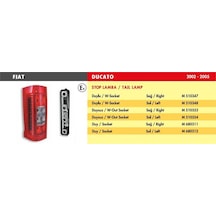 Stop Lamba Fıat Ducato Peugeot Boxer-cıtroen Jumper / Sağ 2001-2005 Duysuz 1 Ad