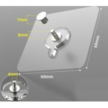 Justcheapstore Ultra Güçlü Vantuzlu Askı
