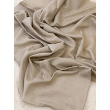 Vakko Vakko-125k40829-v Vizon Renk Monogram Pamuk İpek Eşarp Çok Renkli