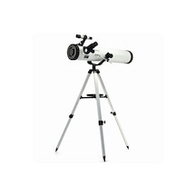 76/700 Profesyonel Aynalı Uzay Teleskopu - Beyaz Hd Optik Set - Uzay Seyir Teleskop