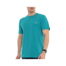 Raru Erkek %100 Pamuk T-Shirt Gravıs Mint