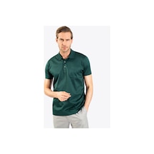 Karaca Erkek Regular Fıt Polo Yaka Tişört-Koyu Yeşil 114106003-A