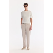 Avva Erkek Bej Yanı Lastikli Soft Touch Relaxed Fit Chino Pantolon A61y3217