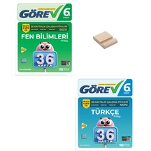 Nitelik 6. Sınıf Fen Bilimleri Ve Türkçe 36 Haftalık Görev Föyleri + Telefon Standı