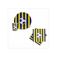Taraftar Fenerbahçe Sarı Lacivert 8 Tabak, 8 Bardak, 10 Peçete