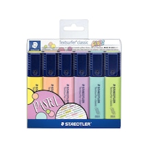 Staedtler 364 Cwp6 Textsurfer Classic Pastel Highlighter Kesik Uç