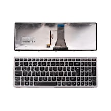 Lenovo Uyumlu AEST7A00210 T6E1-TUR 9Z.NAFSQ.F0T Klavye Siyah TR ışıklı