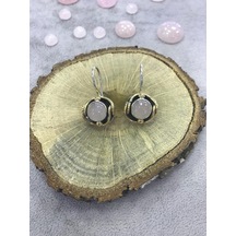 Pembe Kuvars Taşlı Gümüş Küpe 925 Ayar Taş N11.75492 Pembe Kuvars Taşlı Gümüş Küpe 925 Ayar Taş N11.75492