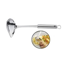 Profi Plus Sos Kepçesi, 28 Cm, Akıtma Ağızlı, Cromargan Yüksek Kaliteli Yarı Mat Paslanmaz Çelik, Bulaşık Makinesinde Yıkanabilir Çok Renkli