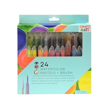24'lü Watercolor Pastel Ve Fırça 4124 0