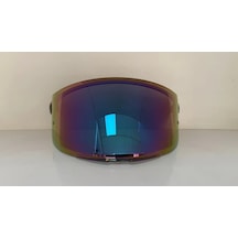 Kask Camı Mt V-14b İridyum Cam Açık Pembe - Mavi
