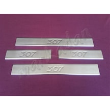 Woc Chrome Peugeot 307 Krom Kapı Eşiği 2001-2008 4 Parça  Paslanma