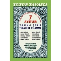 7 Ayetler - Yasin-i Şerif Tebareke ve Amme - D31A - Yusuf Tavaslı - Tavaslı