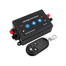 Pm-37847 Tek Renk Şerit Led Dimmer Kablosuz Rf Uzaktan Kumandalı Kontrol Cihazı Adaptor Sec-Kumanda-Metraj Seç Yok-Kumanda-Yok