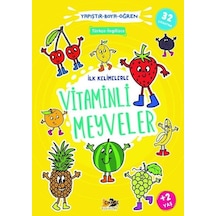İlk Kelimelerle Vitaminli Meyveler - Yapıştır Boya Öğren- Cik Cik Yayınları