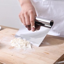 Hamur Kesme Spatulası Ve Pasta Sıvama Spatulası 15 Cm Çelik Metalik Diğer