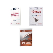 2027 2027 Limit Tyt Tüm Dersler Msü Kpss Dgs Paragraf 25 X 25 Deneme + Türkçe Soru + Anla Kazan Paragraf Deneme 3'lü Set
