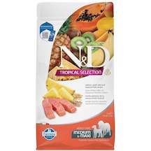 N&D Tropical Selection Düşük Tahıllı Somonlu Tropikal Meyveli Orta Büyük Irk Yetişkin Köpek Maması 2 KG
