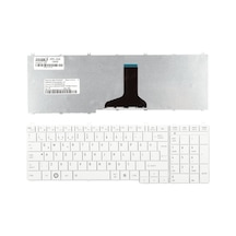 Toshiba Uyumlu Satellite L775-123, L775-124 Notebook Klavye (Beyaz TR) (Pars Power) Beyaz 783521
