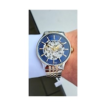 Skeleton G31275 - Özel Seri - Otomatik Erkek Kol Saati - İskelet Model - Ipgbl Lacivert