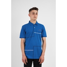 Bearraybon Erkek Polo Yaka T-Shirt-Saks (504687547) Saks