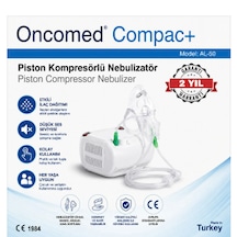 Oncomed Compact Piston Kompresörlü Nebulizatör