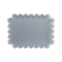 Epoksi Silikon Kalıp Fırfırlı Tepsi Kalıbı 14 X 19 Cm