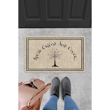 Evaşk Kapı Önü Paspası Vinil Kaymaz Tabanlı 45 X 70 Evaşkdm12107