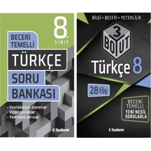 Tudem Yayınları 8.sınıf Türkçe Soru Bankası&8.sınıf Türkçe 28 Föy