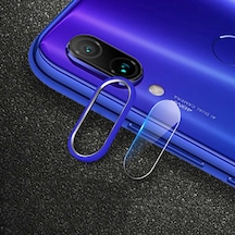 Xiaom Redmi Note 7 Kamera Koruma Metal Lens Kırılmaz Cam Set