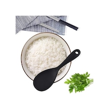 Burcummm Silikon Kısa Pilav Kaşığı Siyah