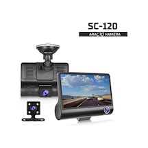 Kayıt Cihazı 3 Kameralı Araç İçi Kamera Sc-120