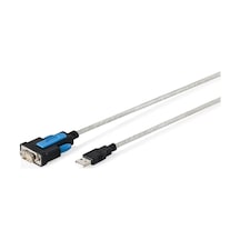 Dıgıtus Usb - Rs232 Db9 Çevirici Kablo 1.8m Ftdı Chip Windows / Mac / Linux Uyumlu
