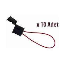 Bıçak Sigorta Yuvası Kapaklı 1.5 Mm 10 Adet Kablolu