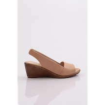 Dgn 7119 Kadin Dolgu Taban Sandalet 7119-2027-R12632 Ten Rengi