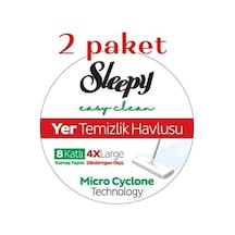 Yer Temizleme Havlusu,4 Xl 8 Kat,2 Paket, Dayanıklı Özel Ambalaj 0