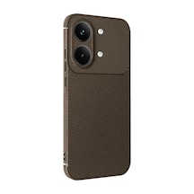 Newface - 942 - Xiaomi Poco X8 Pro Max Auto Focus Karbon Kapak - Metemıx - - Kahverengi