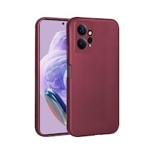 Zore Redmi Note 12 4g Kılıf Nvth Premier Silikon Kapak - Mürdüm