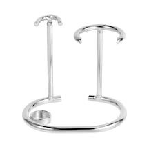 Suntek Erkekler Banyo Tıraş Bıçağı Ve Fırça Gümüş