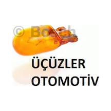 Bosch  Sarı Dıpsız Ampul 12V Eco - Wy5W - 5 W - W2.1X9.5D