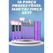 12 - 736 - Parça Yumuşak Uçlu Makyaj Fırça Set-göz Ve Yüz Makyajı İçin Fırça Seti Profesyonel - Dpmıx-hb - Makyaj Seti
