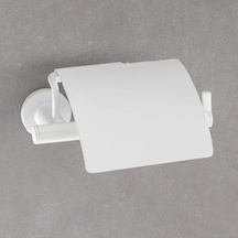 Kapaklı Tuvalet Kağıtlığı Beyaz Renk 85x118x170 Mm Çok Renkli