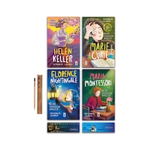 Timaş Çocuk Haydi Kurtaralım Dünyayı - Helen Keller - Marie Curie Set 4 Kitap -
