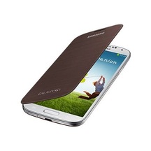 Galaxy S4 İle Uyumlu Flip Cover Kılıf Kahverengi Ef-fı950baegww Kahverengi