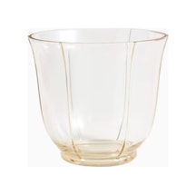 Crate & Barrel Camilo 12 Oz Akrilik Çift Eski Tarz Bardak, Kırılmaya Dayanıklı, Bpa Içermez Bej