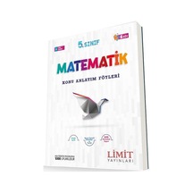 Limit 5. Sınıf Matematik Konu Anlatım Föyleri 6 Föy